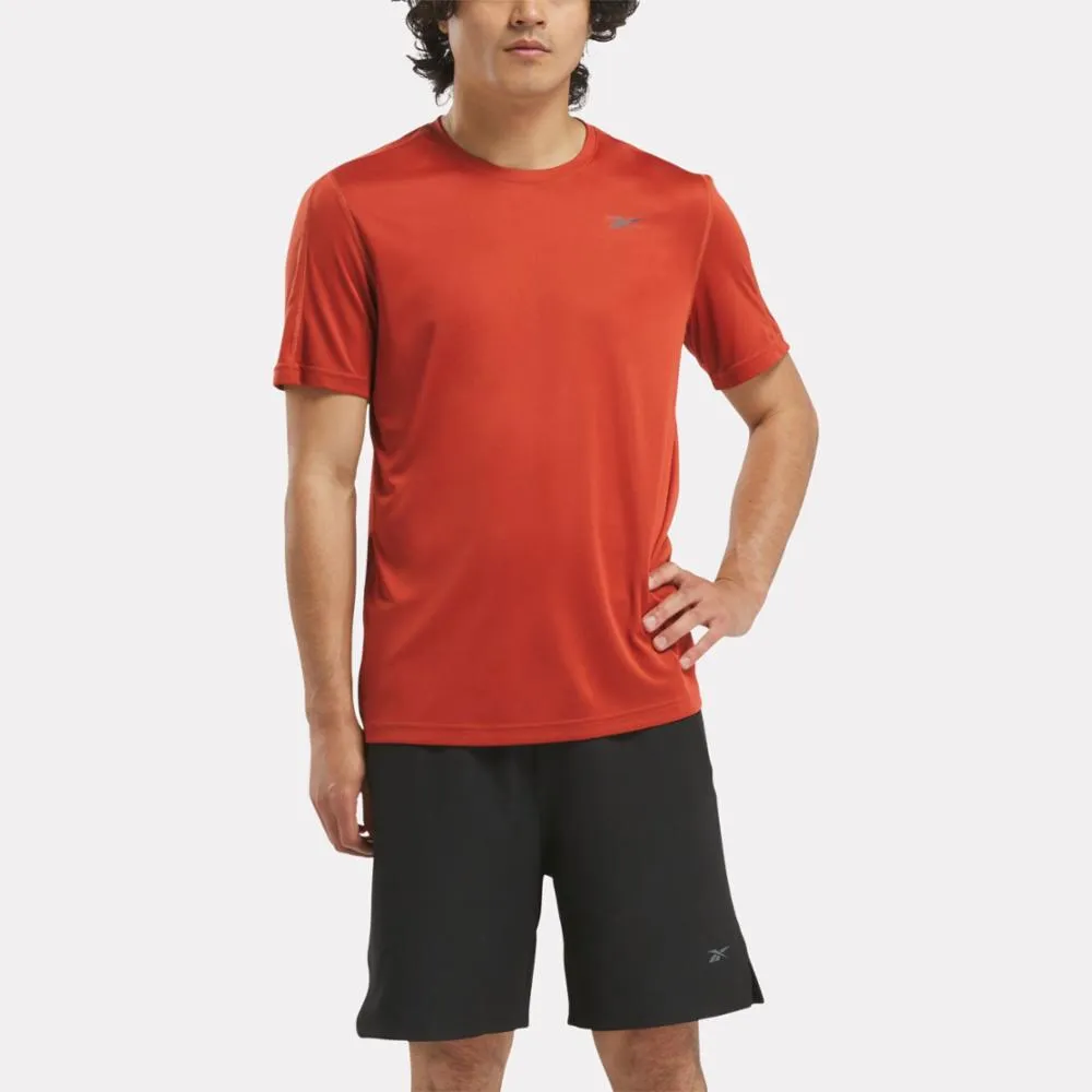 Reebok Apparel Men Training Tech T-Shirt BRICK RED sold by Reebok