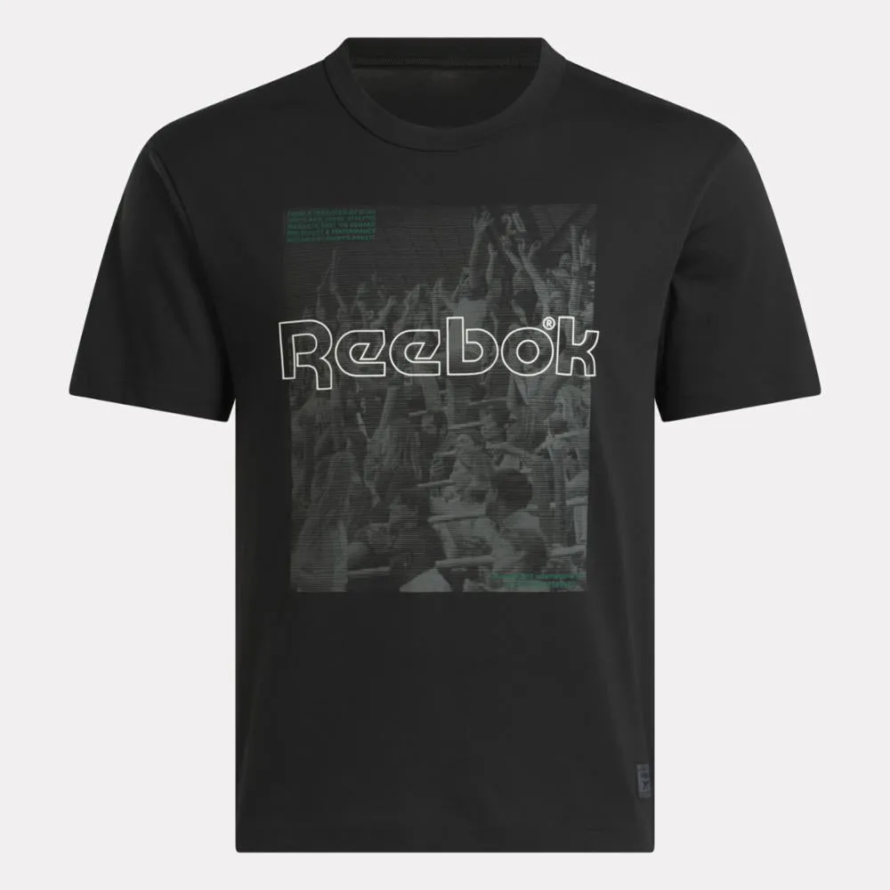 Reebok Apparel Men Team Tradition Short Sleeve T-Shirt BLACK sold by Reebok product image thumbnail 4