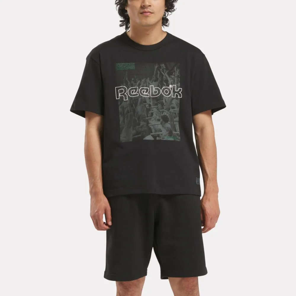 Reebok Apparel Men Team Tradition Short Sleeve T-Shirt BLACK sold by Reebok