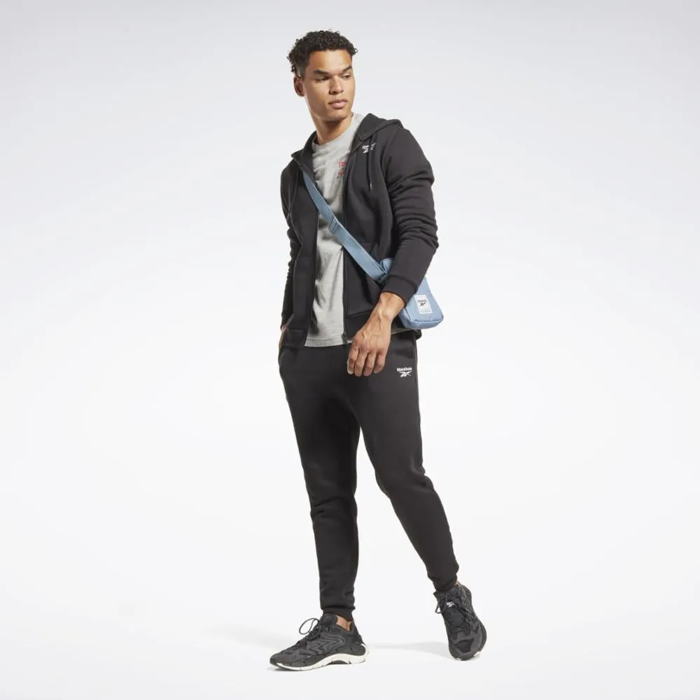 Reebok Apparel Men Reebok Identity Fleece Full-Zip Hoodie BLACK sold by Reebok product image thumbnail 2