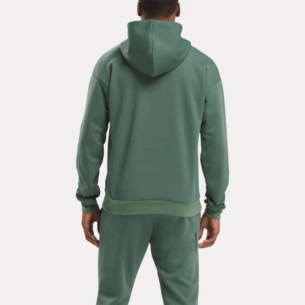 Reebok Apparel Men Strength Hoodie ESCAPE GREEN sold by Reebok product image thumbnail 3