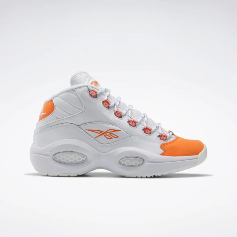 Reebok Footwear Men Question Mid Shoes FTWWHT/SMAORA/CHALK sold by Reebok