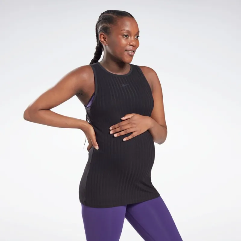 Reebok Apparel Women Reebok Maternity Tank Top BLACK made by Reebok