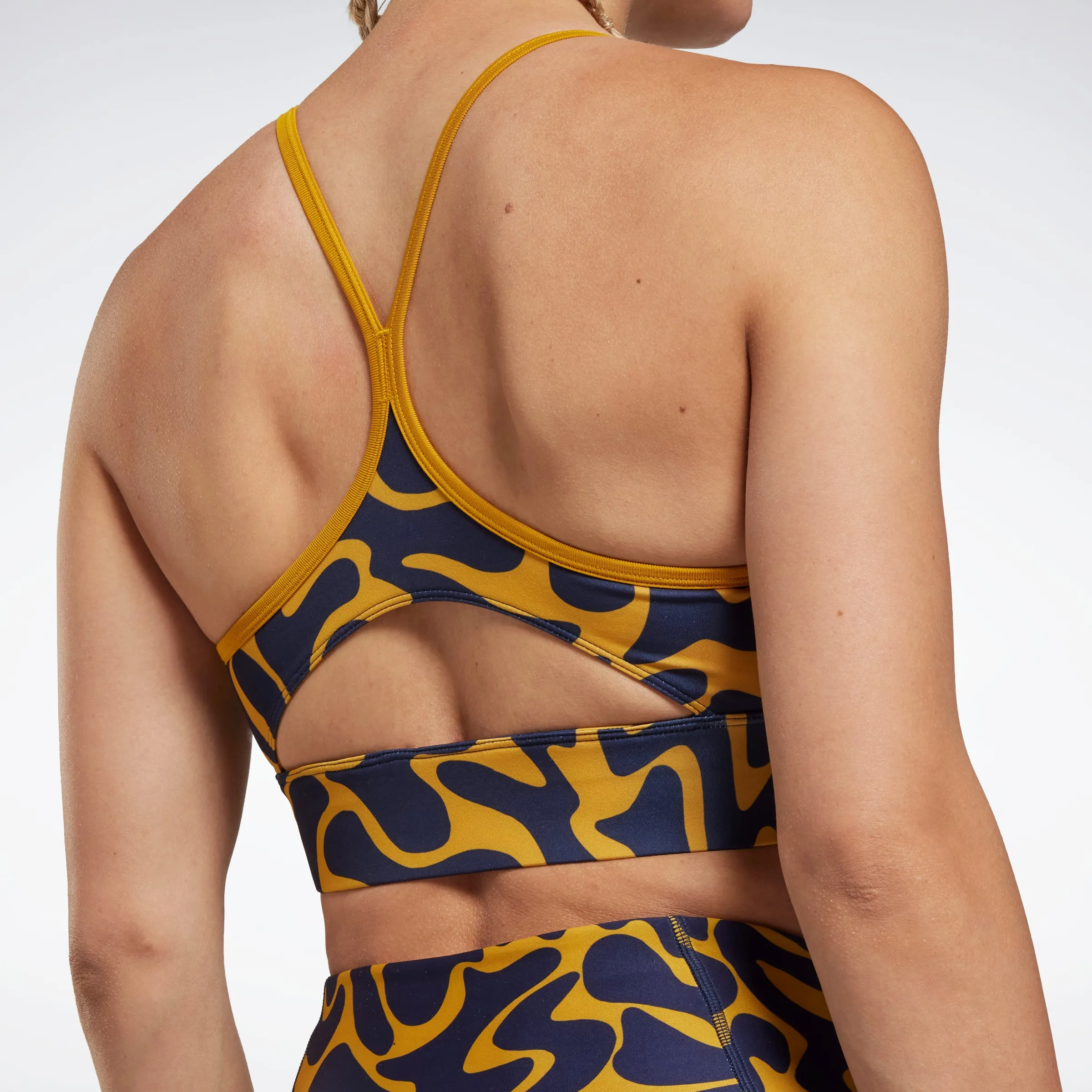 Reebok Apparel Women Workout Ready Sports Bra Bright Ochre sold by Reebok product image thumbnail 5