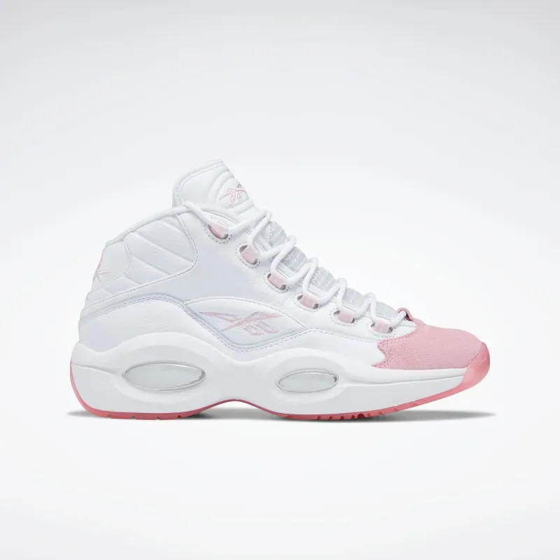 Reebok Footwear Men Question Mid Shoes Ftwwht/Pnkglw/Porpnk sold by Reebok