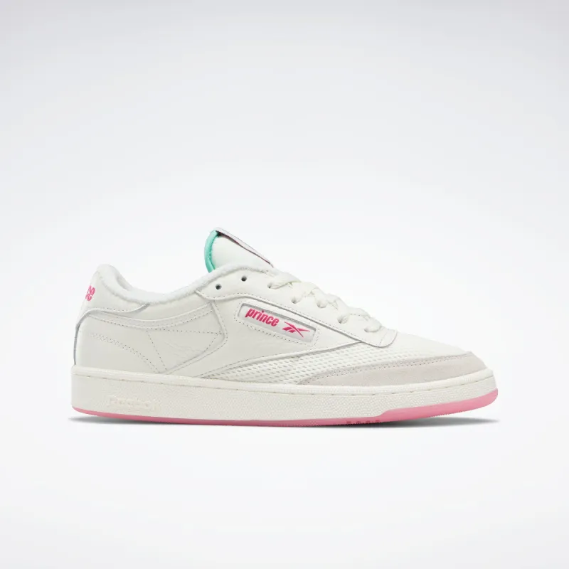 Reebok Footwear Men Prince Club C 85 Shoes Chalk/Rosrag/Sepimi sold by Reebok