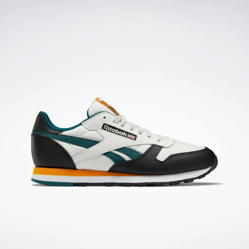 Reebok Footwear Men Classic Leather Shoes Chalk/Cblack/Sesogo sold by Reebok