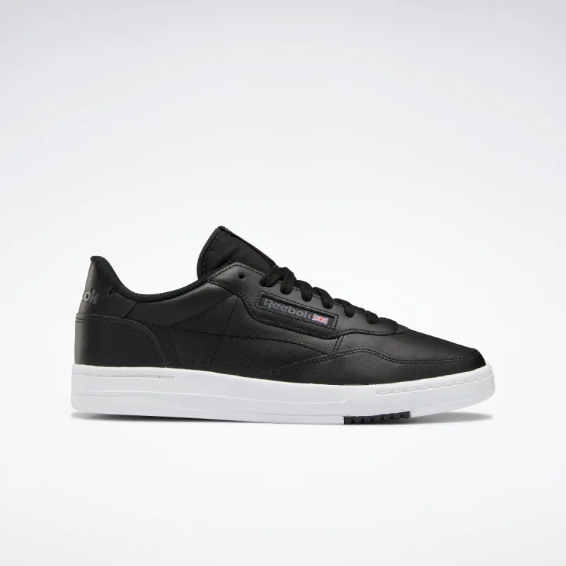 Reebok Footwear Men Court Peak Shoes Cblack/Ftwwht/Purgry sold by Reebok