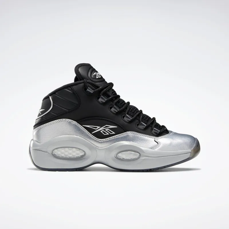 Reebok Footwear Men Question Mid Shoes Black/Silvmt/Black sold by Reebok