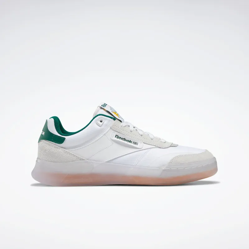 Reebok Footwear Men Club C Legacy Shoes Ftwwht/Drkgrn/Cogold sold by Reebok