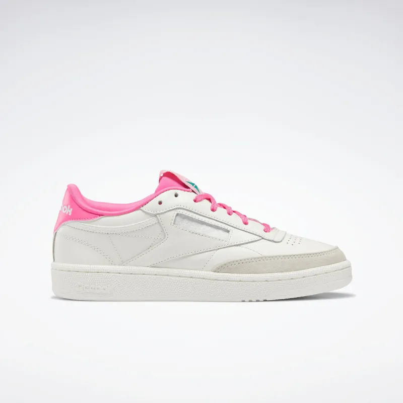 Reebok Footwear Women Club C 85 Shoes Chalk/Chalk/Atopnk sold by Reebok