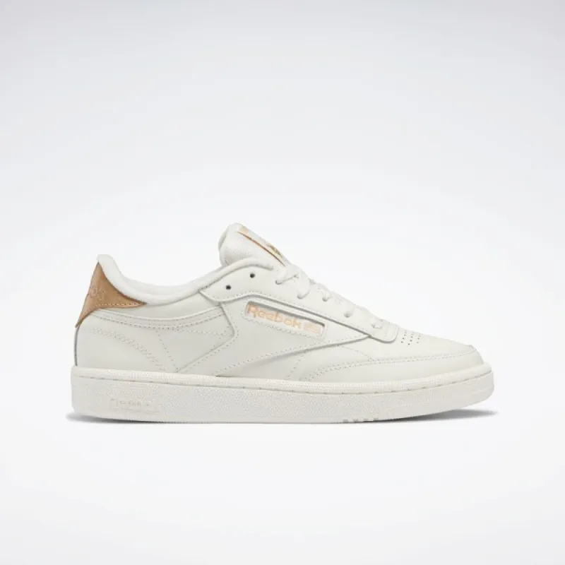 Reebok Footwear Women CLUB C 85 CHALK/SAHARA/GOLDMT sold by Reebok