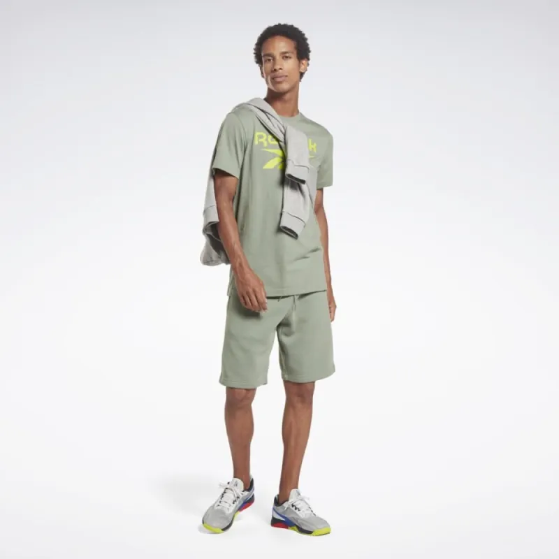 Reebok Apparel Men Reebok Identity Fleece Shorts HARGRN sold by Reebok