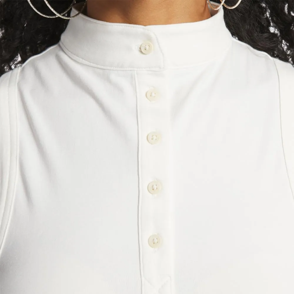 Reebok Apparel Women Reebok Classics Cropped Fitted Jersey Tank Top CHALK sold by Reebok product image thumbnail 4