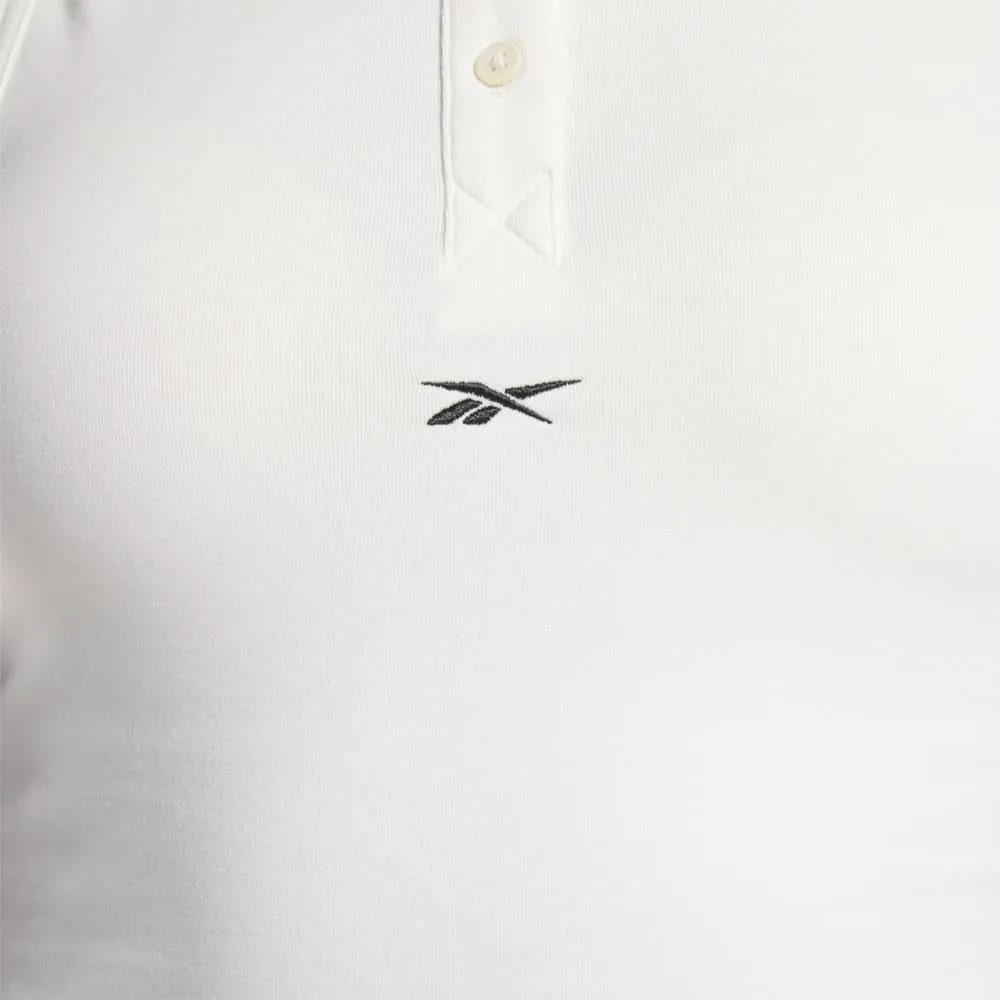 Reebok Apparel Women Reebok Classics Cropped Fitted Jersey Tank Top CHALK sold by Reebok product image thumbnail 5