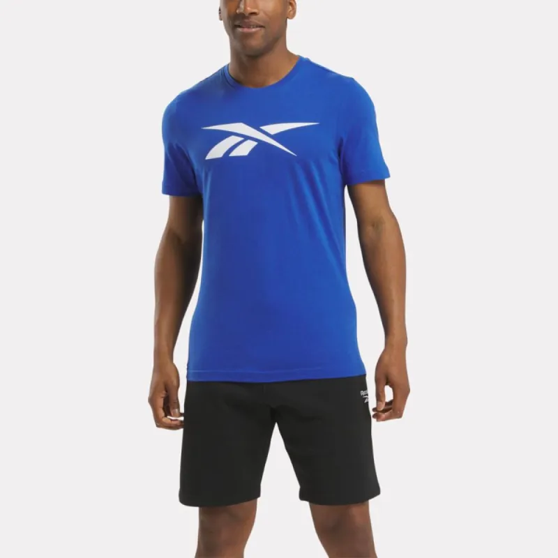Reebok Apparel Men Reebok Graphic Series Vector T-Shirt BOUNDLESS BLUE sold by Reebok