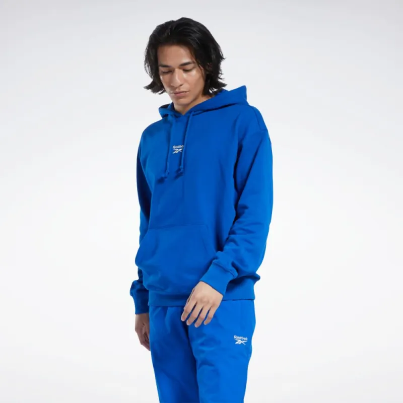 Reebok Apparel Men Classics Small Vector Hoodie VECBLU sold by Reebok
