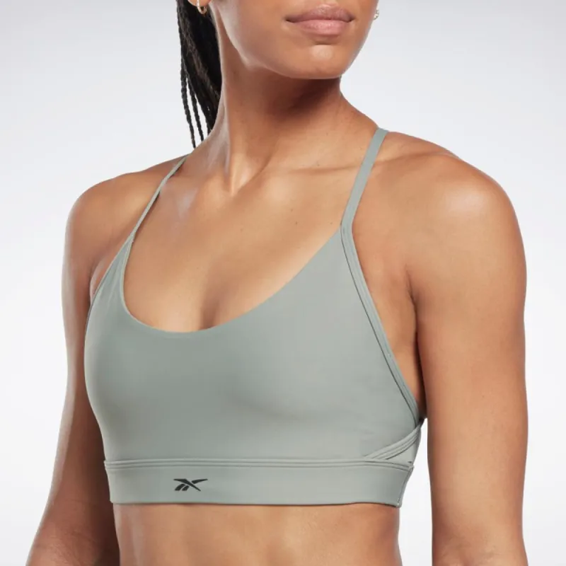 Reebok Apparel Women Reebok Lux Strappy Sports Bra HARGRN sold by Reebok