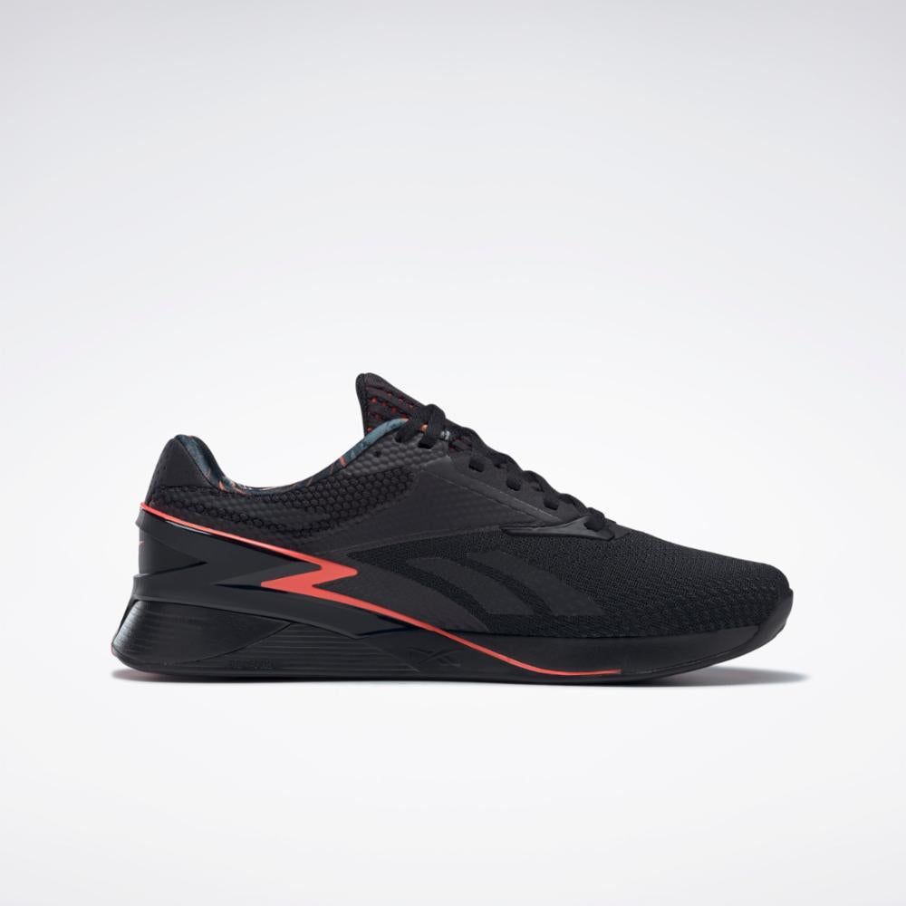 Reebok Footwear Men Nano X3 CBLACK/ORGFLA/PUGRY3 sold by Reebok product image thumbnail 2