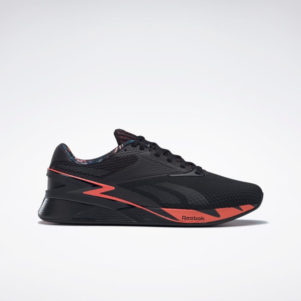 Reebok Footwear Men Nano X3 CBLACK/ORGFLA/PUGRY3 sold by Reebok