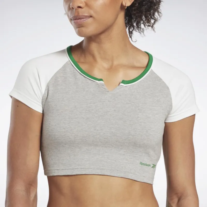 Reebok Apparel Women Reebok Identity Crop T-Shirt MGREYH sold by Reebok