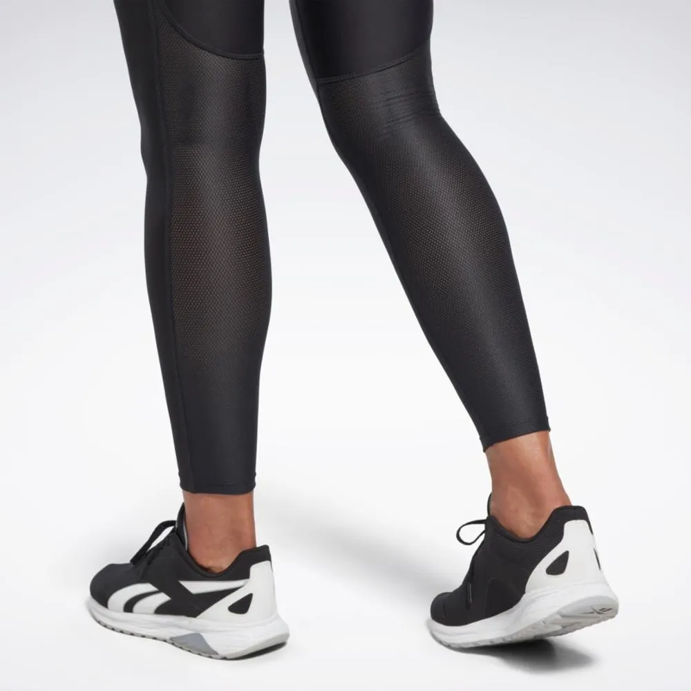 Reebok Apparel Women Running Vector Leggings NGHBLK sold by Reebok product image thumbnail 5