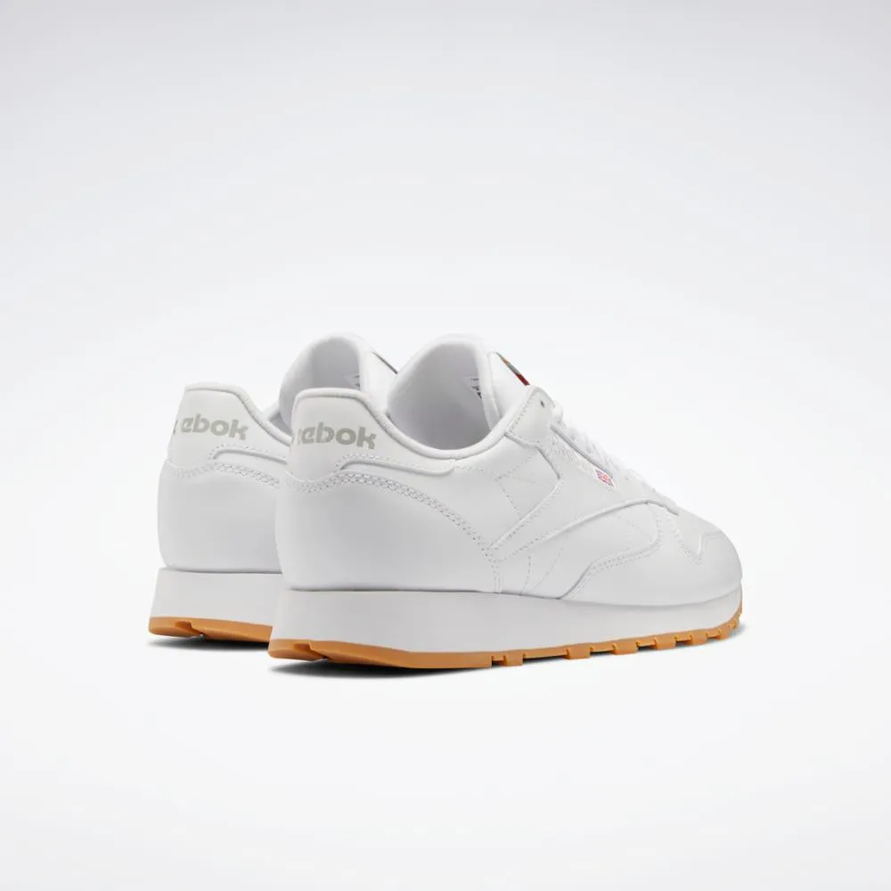 Reebok Footwear Men CLASSIC LEATHER FTWR WHT/PURE GREY 3/REEBOK RU sold by Reebok product image thumbnail 4
