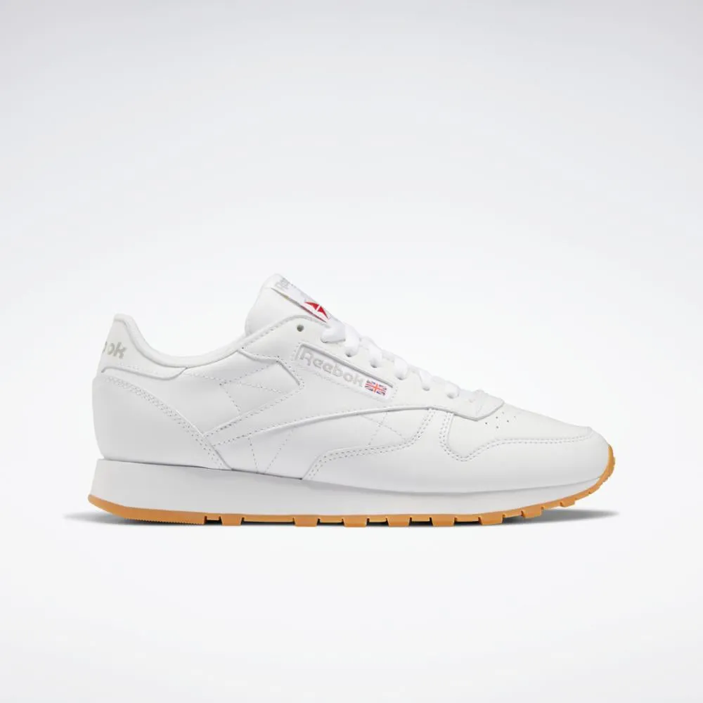 Reebok Footwear Men CLASSIC LEATHER FTWR WHT/PURE GREY 3/REEBOK RU sold by Reebok