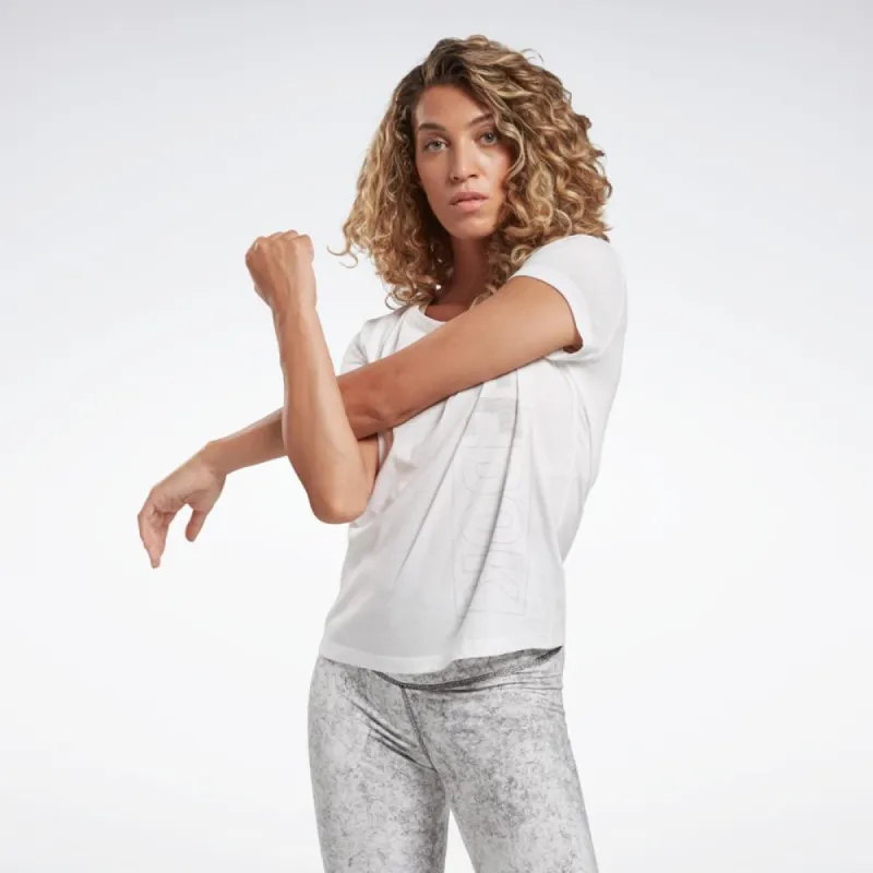 Reebok Apparel Women Graphic T-Shirt WHITE sold by Reebok