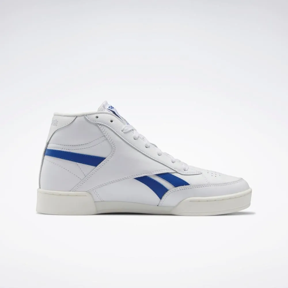 Reebok Footwear Men Club C 85 Form Hi Shoes FTWWHT/CHALK/VECBLU sold by Reebok