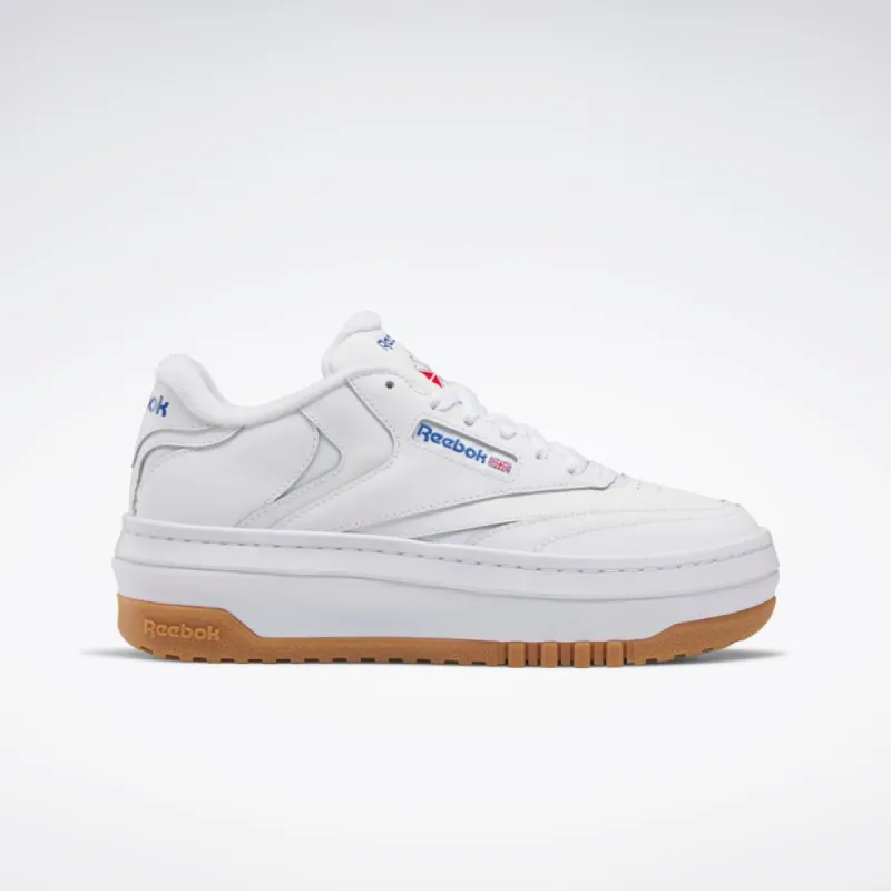Reebok Footwear Women Club C Extra FTWWHT/FTWWHT/VECBLU sold by Reebok