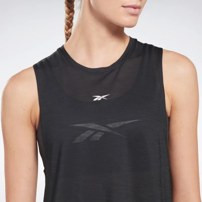 Reebok Apparel Women Workout Ready Activchill Tank Top BLACK sold by Reebok