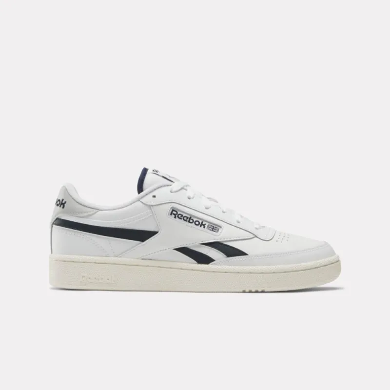 Reebok Footwear Men Club C Revenge Shoes FTWWHT/CHALK/VECNAV sold by Reebok