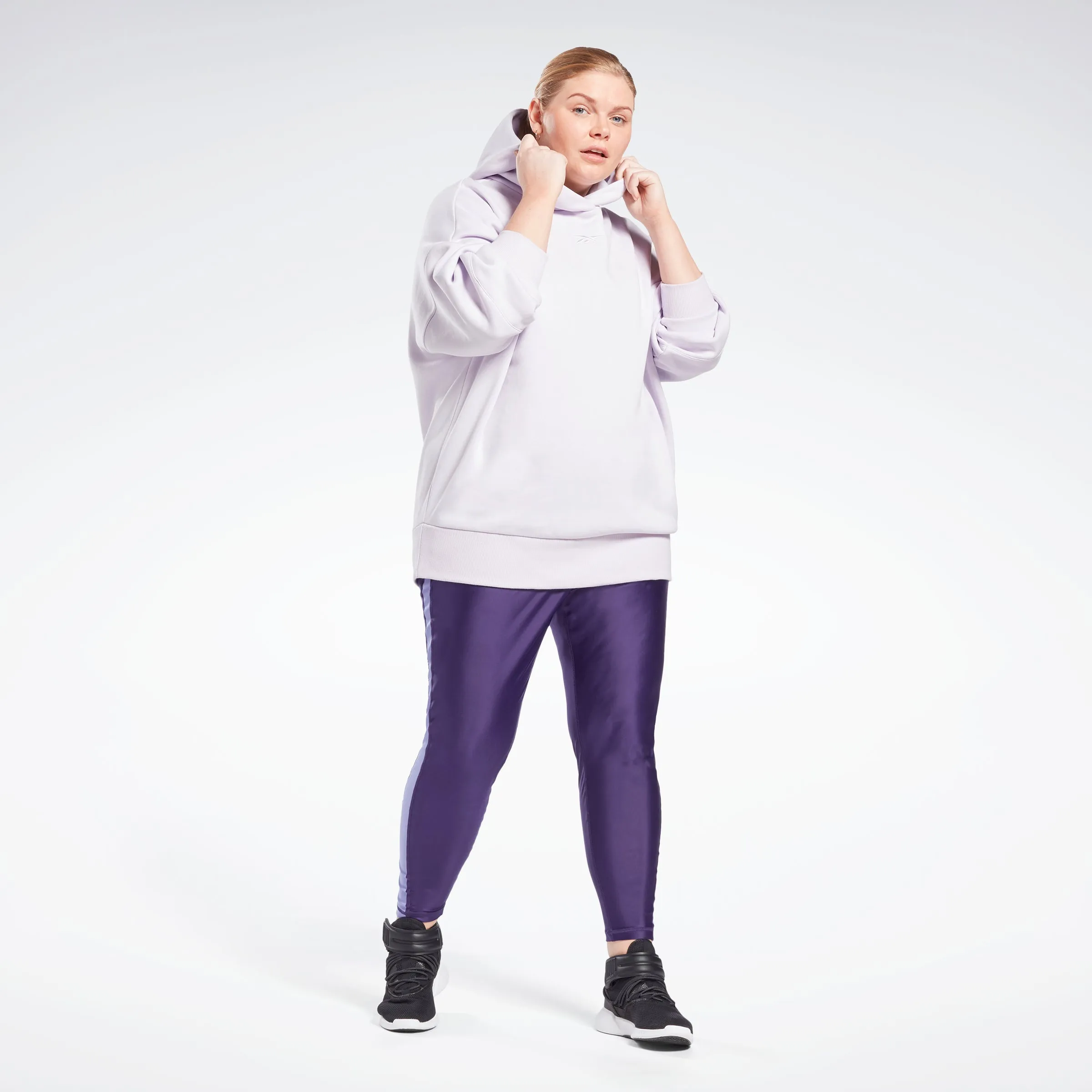 Reebok Apparel Women Retro Oversize Hoodie (Plus Size) Lumlil sold by Reebok product image thumbnail 2