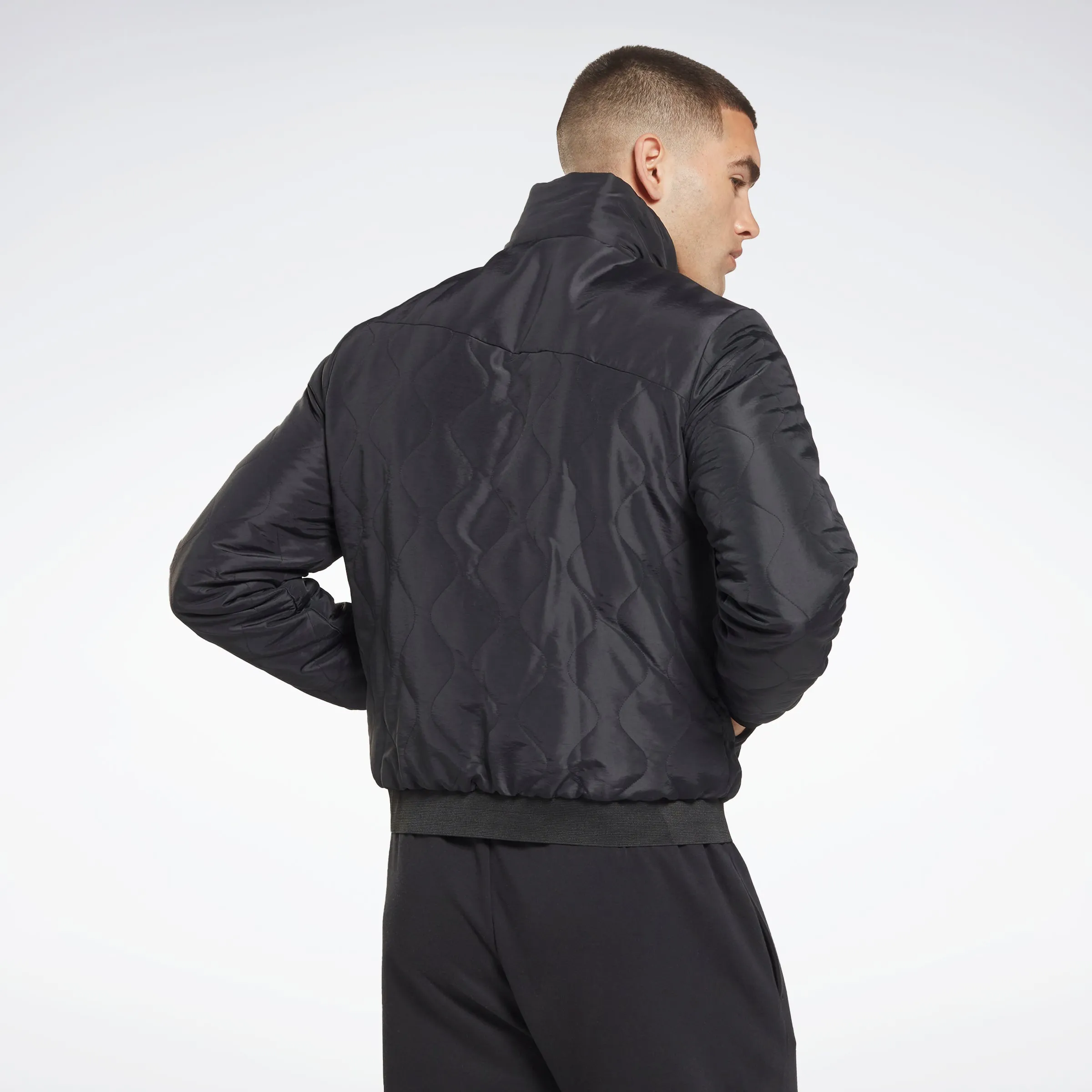 Reebok Apparel Men Outerwear Fleece-Lined Jacket Black sold by Reebok product image thumbnail 2