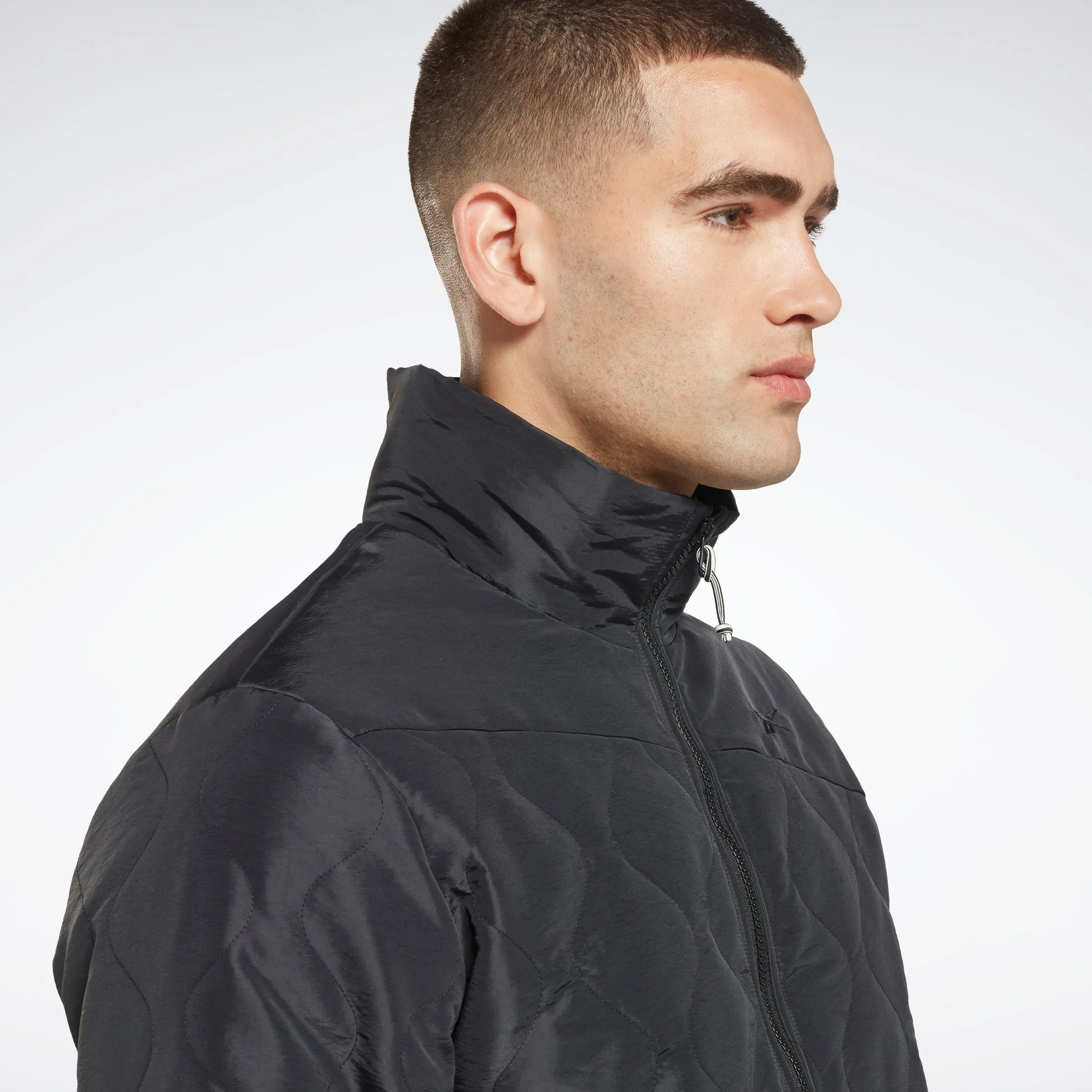 Reebok Apparel Men Outerwear Fleece-Lined Jacket Black sold by Reebok product image thumbnail 4