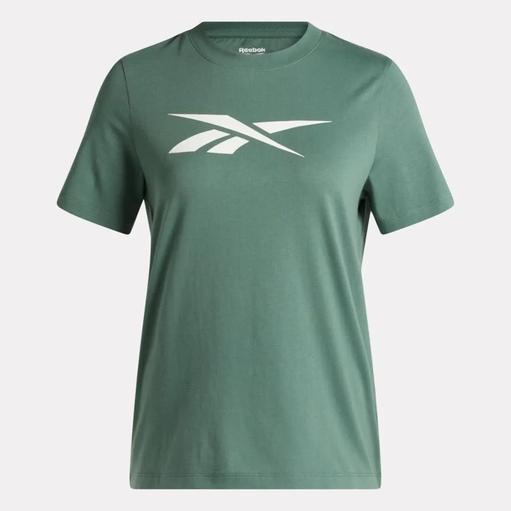 Reebok Apparel Women Vector Graphic T-Shirt ESCAPE GREEN sold by Reebok product image thumbnail 4