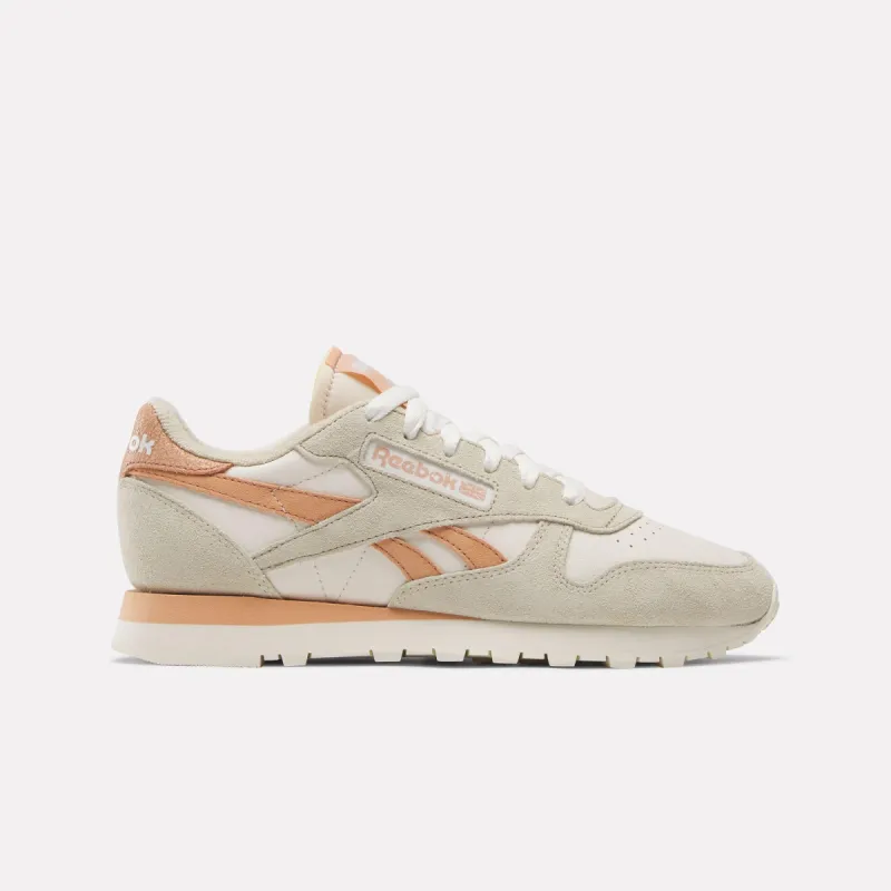 Reebok Footwear Women Classic Leather Shoes VINTAGE CHALK/CLASSIC BEIGE/CL sold by Reebok