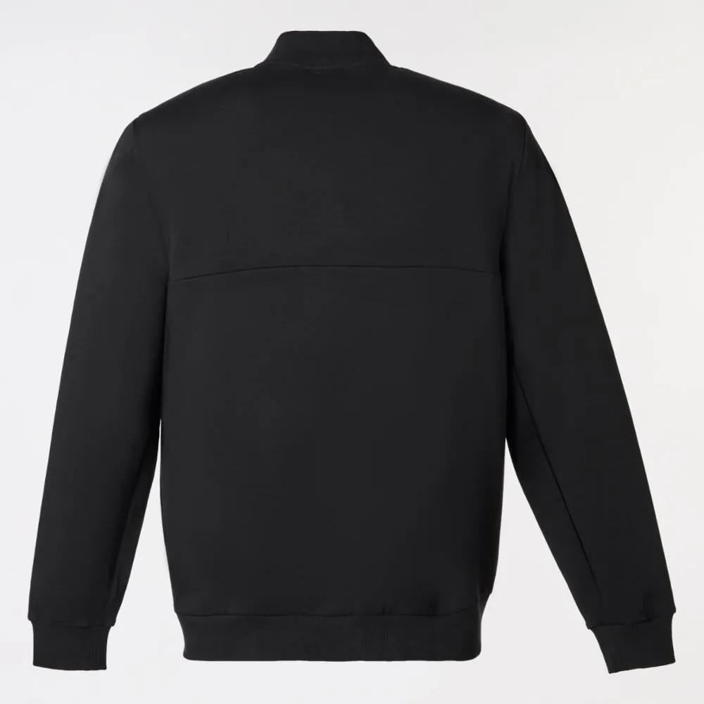 Reebok Apparel Men Active Collective DreamBlend 1/4 Zip Sweatshirt BLACK sold by Reebok product image thumbnail 2
