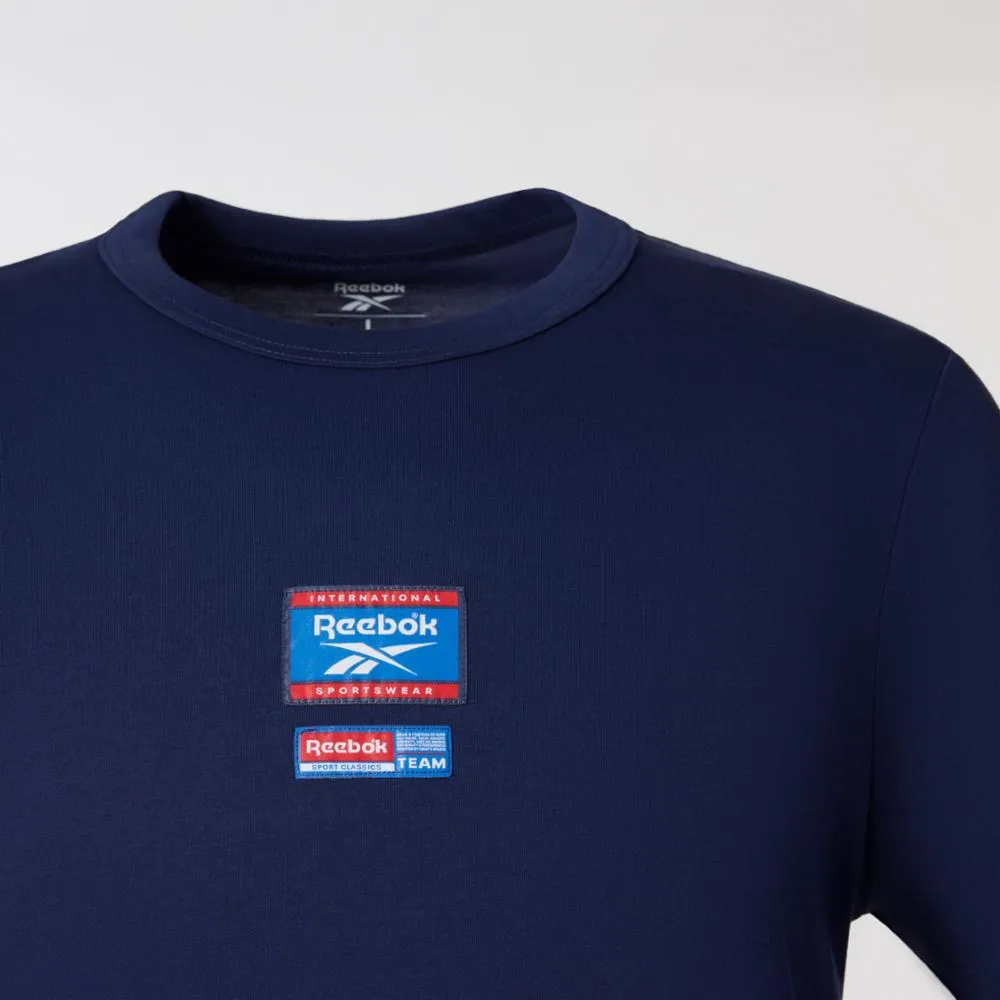 Reebok Apparel Men Reebok Identity Badge T-Shirt VECTOR NAVY sold by Reebok product image thumbnail 3
