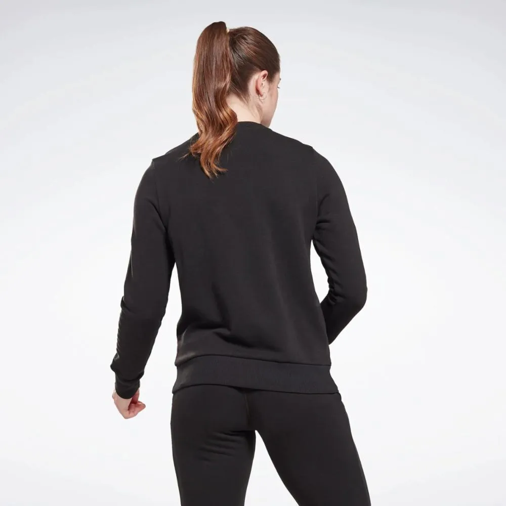 Reebok Apparel Women Reebok Identity Small Logo Sweatshirt BLACK sold by Reebok product image thumbnail 3