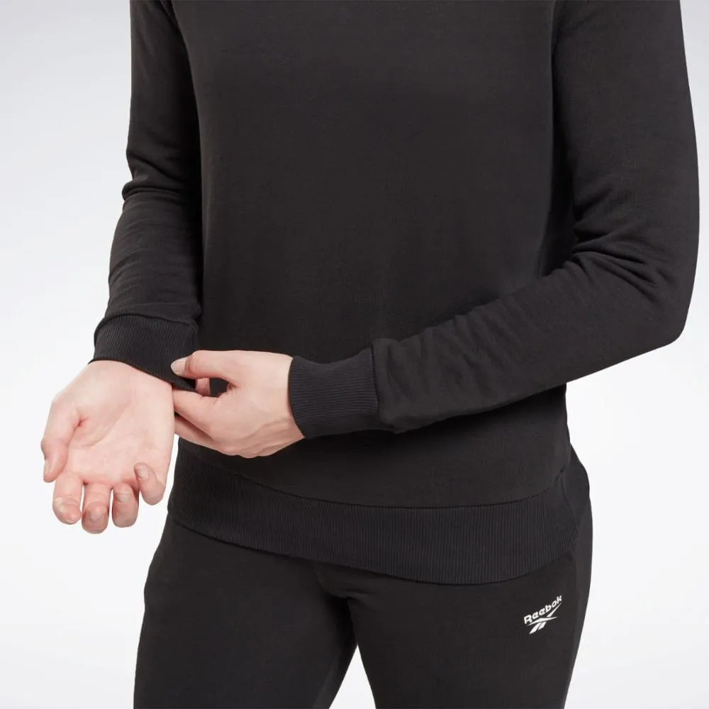 Reebok Apparel Women Reebok Identity Small Logo Sweatshirt BLACK sold by Reebok product image thumbnail 5