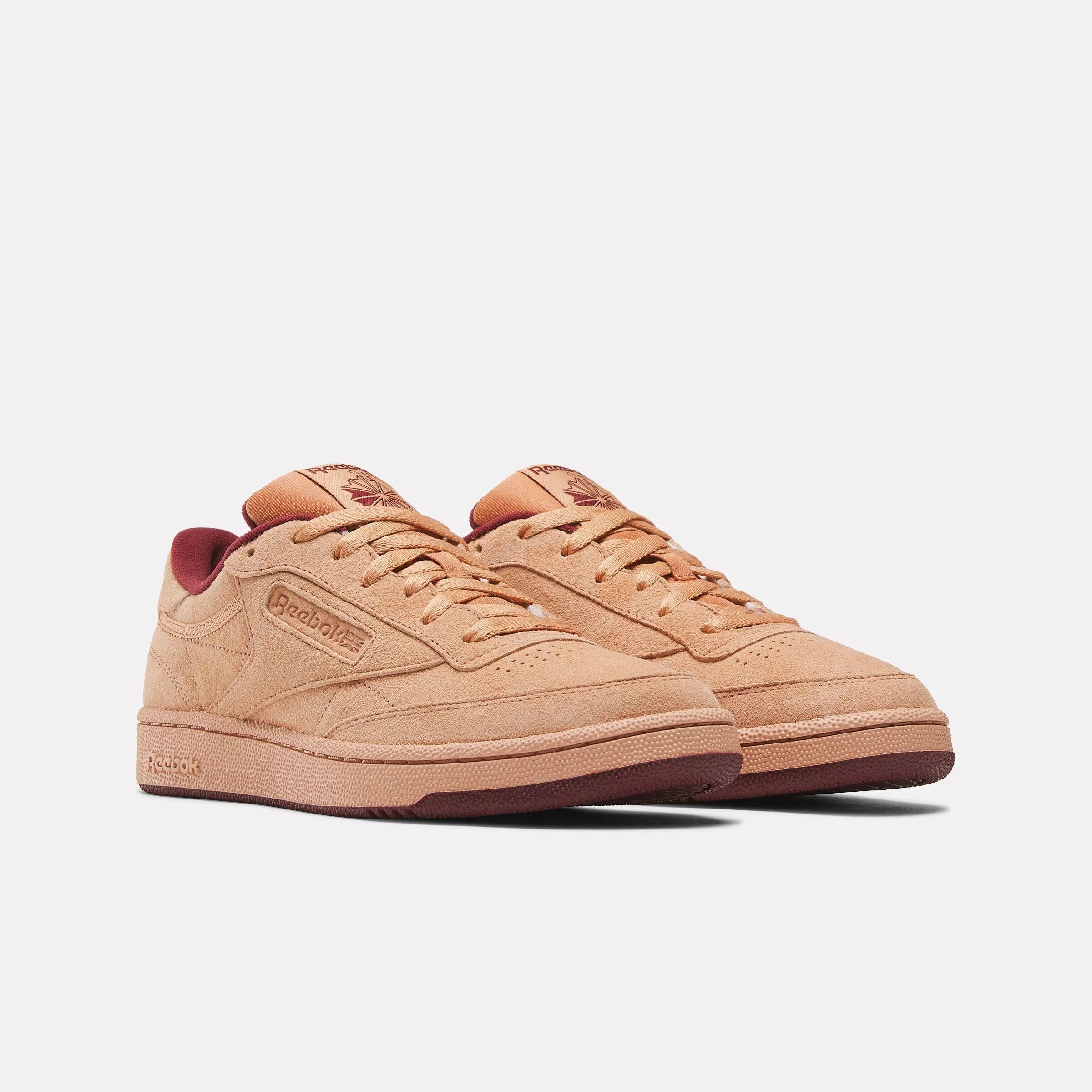 Reebok Footwear Men Club C 85 Shoes CLAY/WASHEDCLAY/RICHMAROON sold by Reebok product image thumbnail 2