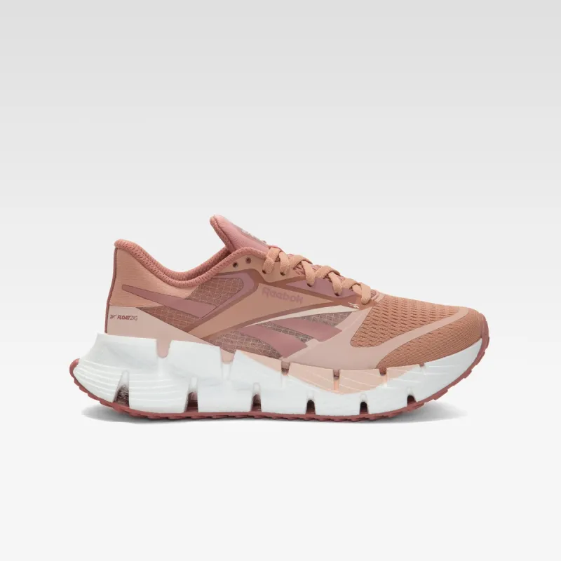 Reebok Footwear Women FloatZig 1 Shoes CLAY/PINK CLAY/WASHED CLAY made by Reebok