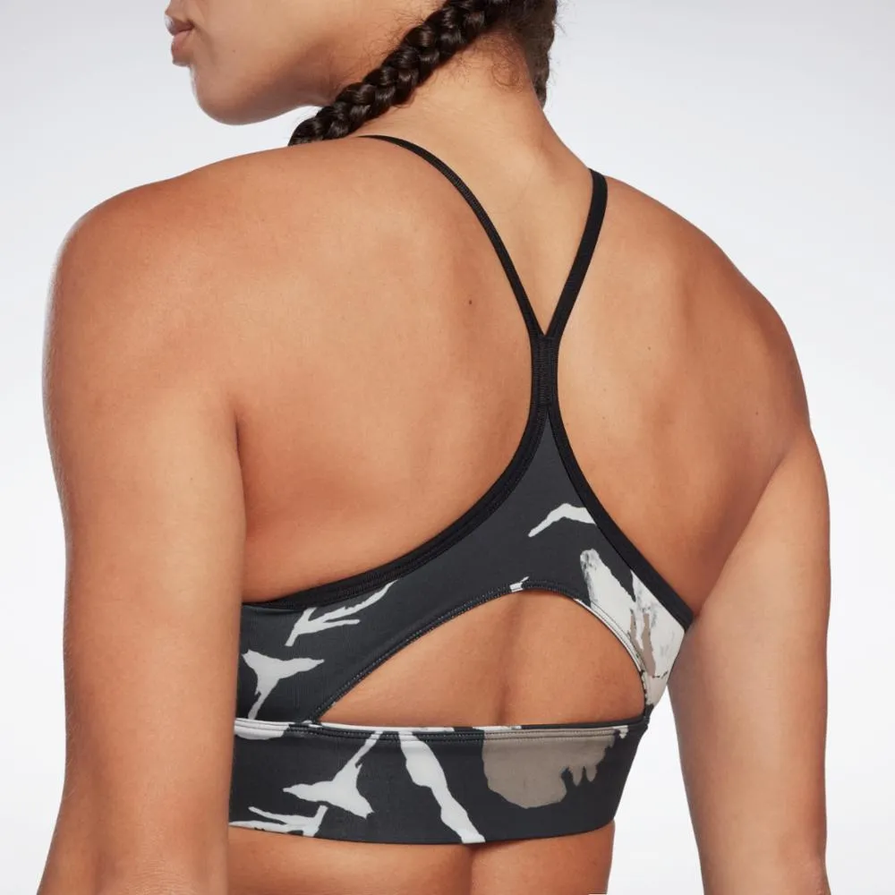 Reebok Apparel Women MYT Printed Bra BLACK sold by Reebok product image thumbnail 5
