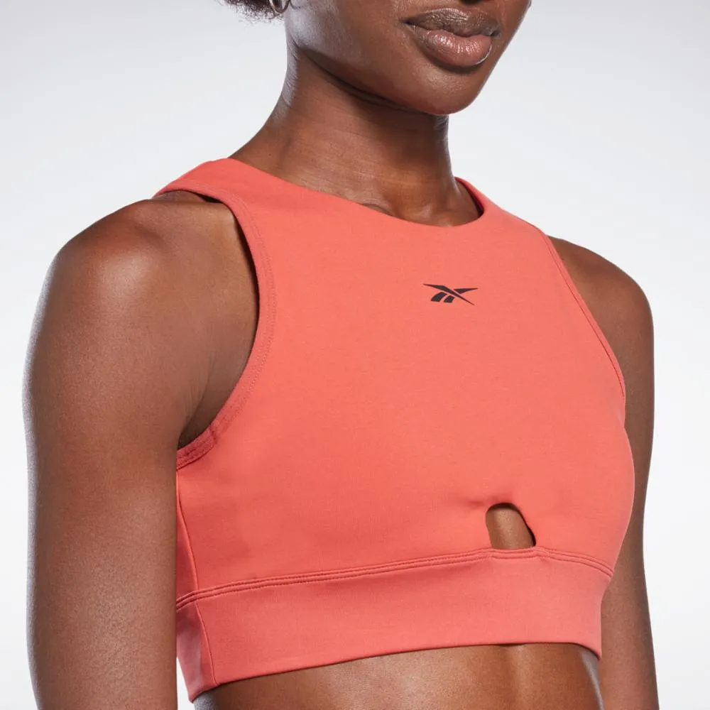 Reebok Apparel Women Studio Beyond The Sweat Crop Top RHODON sold by Reebok product image thumbnail 4