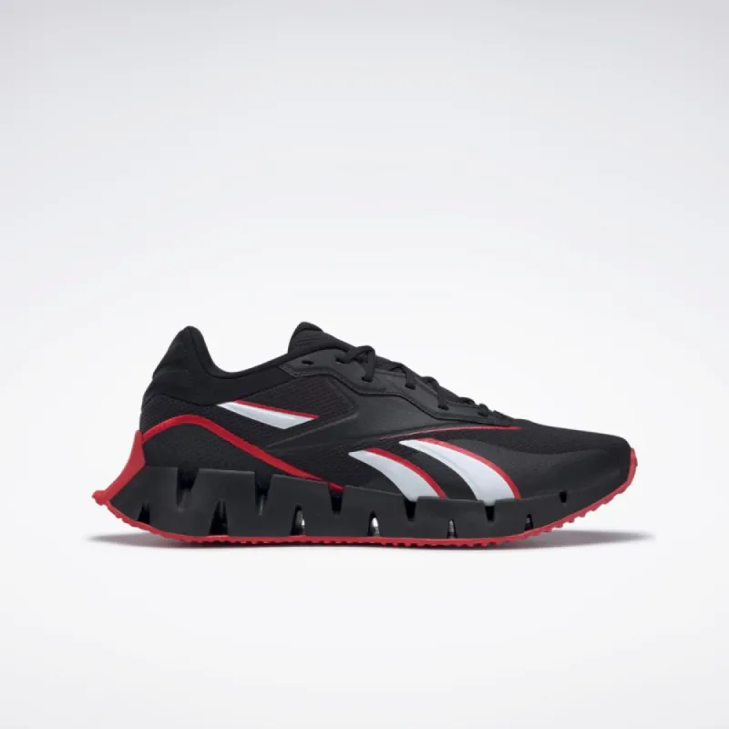 Reebok Footwear Men Zig Dynamica 4 Shoes CBLACK/VECRED/VECBLU sold by Reebok