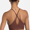 Reebok Apparel Women Lux Strappy Sports Bra UNEARTHED BROWN sold by Reebok