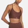 Reebok Apparel Women Lux Strappy Sports Bra UNEARTHED BROWN sold by Reebok