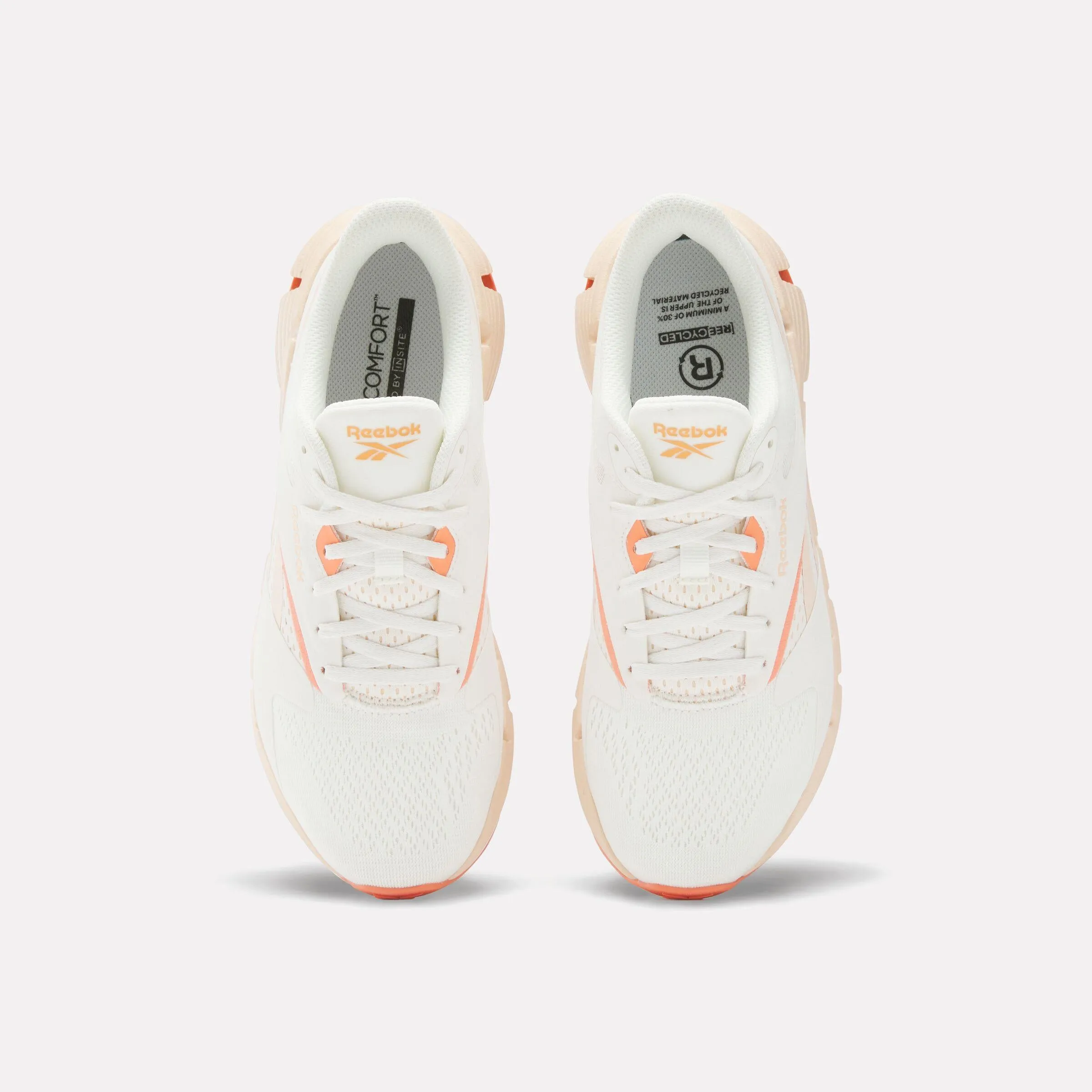 Reebok Footwear Women Zig Dynamica 5 Shoes CHALK/WASHED CLAY/CORAL sold by Reebok product image thumbnail 5